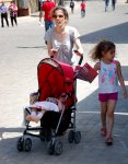 Avropa Oyunlarının məşəlinin İçərişəhər estafeti (FOTO)