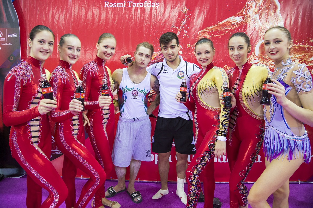 “Coca-Cola” Azərbaycan gimnastlarına “Bakı 2015” Avropa Oyunlarında uğurlar arzuladı