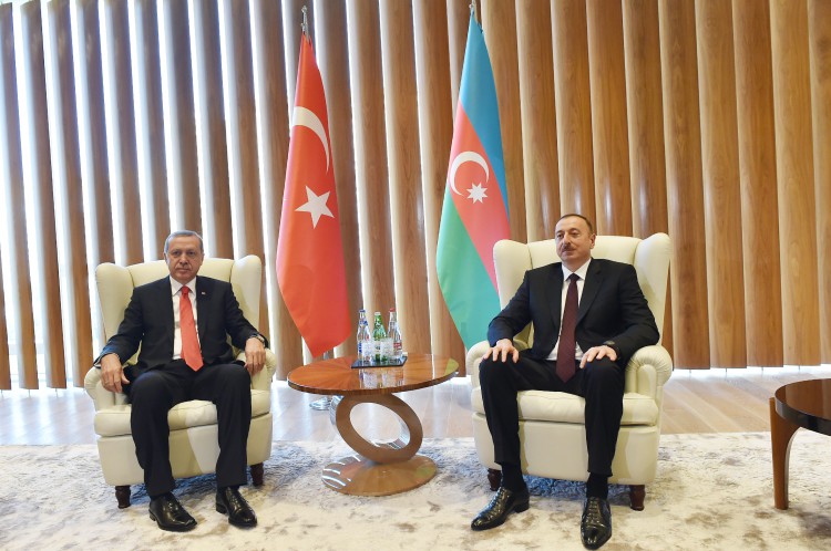 İlham Əliyev və Rəcəb Tayyib Ərdoğan görüşdülər