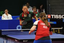 I Avropa Oyunları çərçivəsində qadınlar arasında stolüstü tennis üzrə komanda yarışları başlayıb