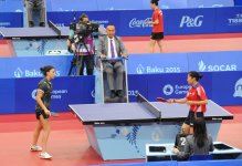 I Avropa Oyunları çərçivəsində qadınlar arasında stolüstü tennis üzrə komanda yarışları başlayıb