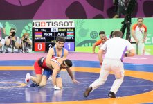 Azərbaycan güləşçisi erməniyə qalib gələrək Avropa Oyunlarının bürünc medalını qazandı (FOTO, VİDEO)