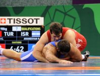 Güləşçilərimiz Avropa Oyunlarında ilk qızıl medalını qazandı: Rəsul Çunayev hərbi salam verdi(ƏLAVƏ OLUNUB 9) (FOTO, VİDEO)