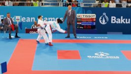 Bakıda karate üzrə yarışlar start götürüb (CANLI YAYIM)(FOTO)