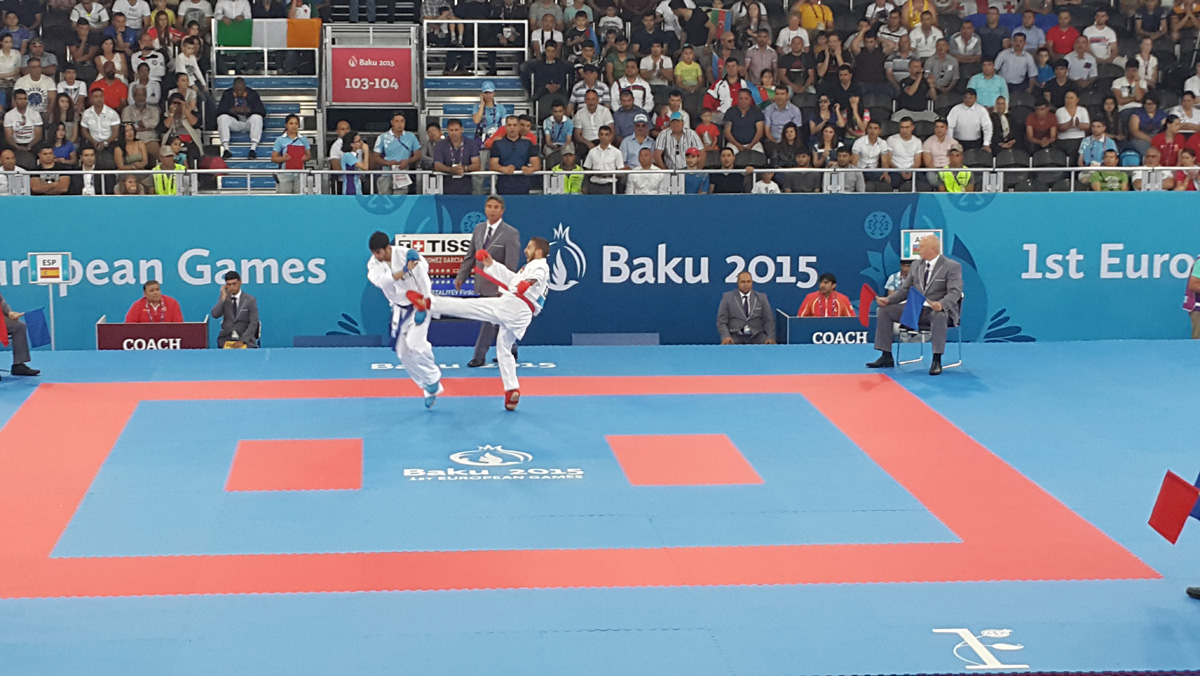 Bakıda karate üzrə yarışlar start götürüb (CANLI YAYIM)(FOTO)