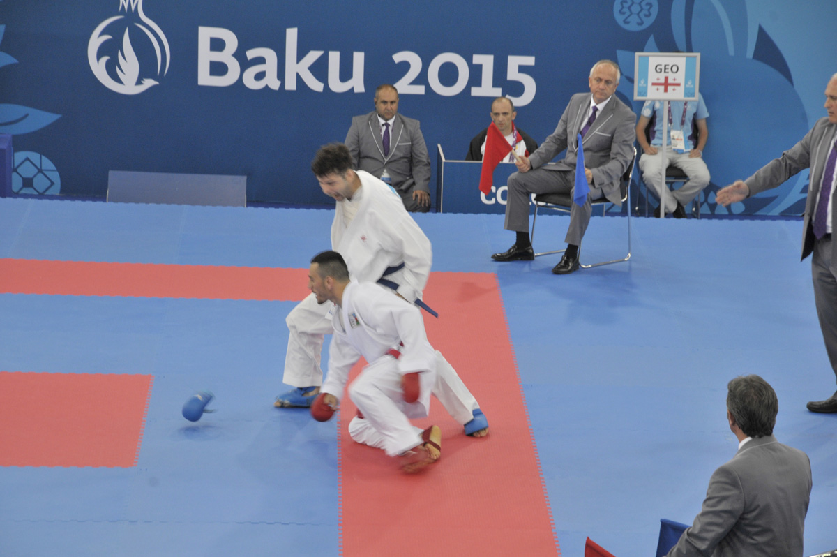Bakıda karate üzrə yarışlar start götürüb (CANLI YAYIM)(FOTO)