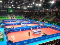 Avropa Oyunlarında qadın yığmalar stolüstü tenis yarışlarında güclərini yoxlayırlar (FOTO)