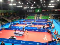 Avropa Oyunlarında qadın yığmalar stolüstü tenis yarışlarında güclərini yoxlayırlar (FOTO)