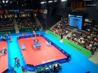 Avropa Oyunlarında qadın yığmalar stolüstü tenis yarışlarında güclərini yoxlayırlar (FOTO)