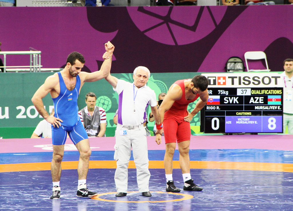 Güləşçilərimiz qızıl medala doğru irəliləyirlər: 2 idmançımız finaldadır (ƏLAVƏ OLUNUB-9) (FOTO)