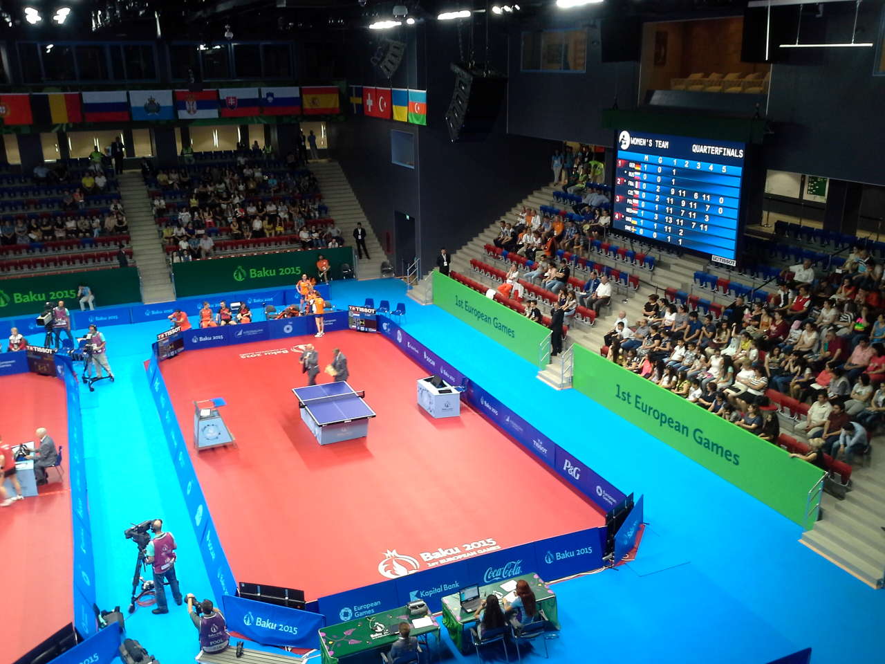 Avropa Oyunlarında qadın yığmalar stolüstü tenis yarışlarında güclərini yoxlayırlar (FOTO)