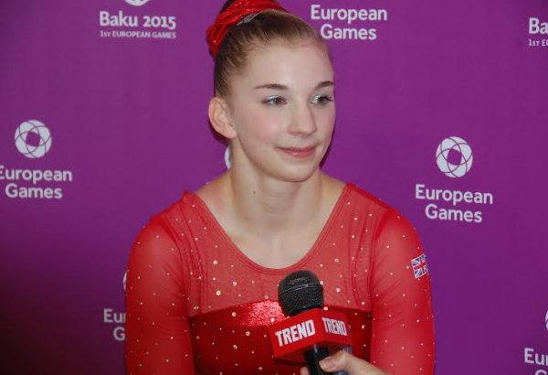 Britaniyalı gimnast: "Azərbaycanda idman üçün gözəl şərait yaradılıb" (FOTO)
