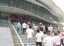 Avropa Oyunları çərçivəsində Milli Gimnastika Arenasında keçirilən yarışlara azarkeş marağı (FOTO)