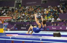 Avropa Oyunlarında idman gimnastikası yarışlarının ikinci günündə idmançılar mübarizələrini davam etdirir (ƏLAVƏ OLUNUB) (FOTO)