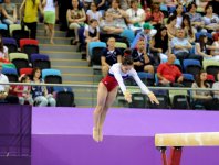 Avropa Oyunlarında idman gimnastikası yarışlarının ikinci günündə idmançılar mübarizələrini davam etdirir (ƏLAVƏ OLUNUB) (FOTO)