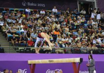 Avropa Oyunlarında idman gimnastikası yarışlarının ikinci günündə idmançılar mübarizələrini davam etdirir (ƏLAVƏ OLUNUB) (FOTO)