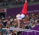 Azərbaycanın kişilərdən ibarət gimnastika yığması bürünc medal qazandı (FOTO)