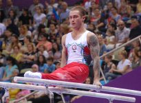 Azərbaycanın kişilərdən ibarət gimnastika yığması bürünc medal qazandı (FOTO)