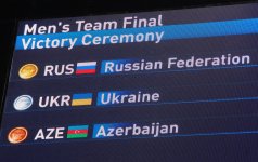 Avropa Oyunlarında bürünc medal qazanan Azərbaycan gimnastları mükafatlandırılıb (FOTO+VİDEO)