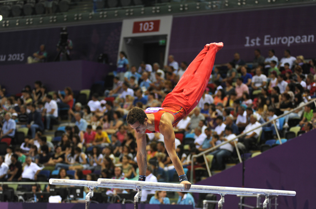 Avropa Oyunlarında idman gimnastikası yarışlarının ikinci günündə idmançılar mübarizələrini davam etdirir (ƏLAVƏ OLUNUB) (FOTO)