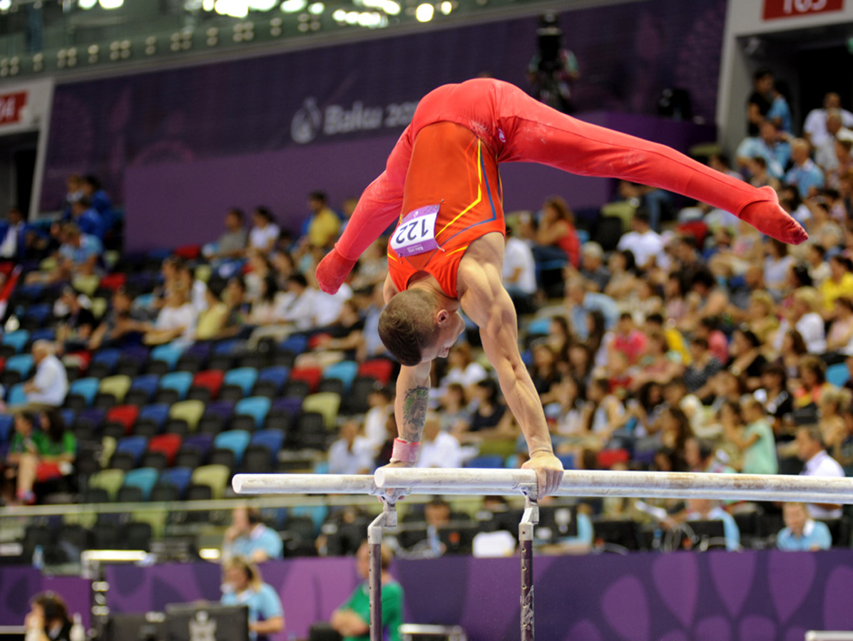 Avropa Oyunlarında idman gimnastikası yarışlarının ikinci günündə idmançılar mübarizələrini davam etdirir (ƏLAVƏ OLUNUB) (FOTO)