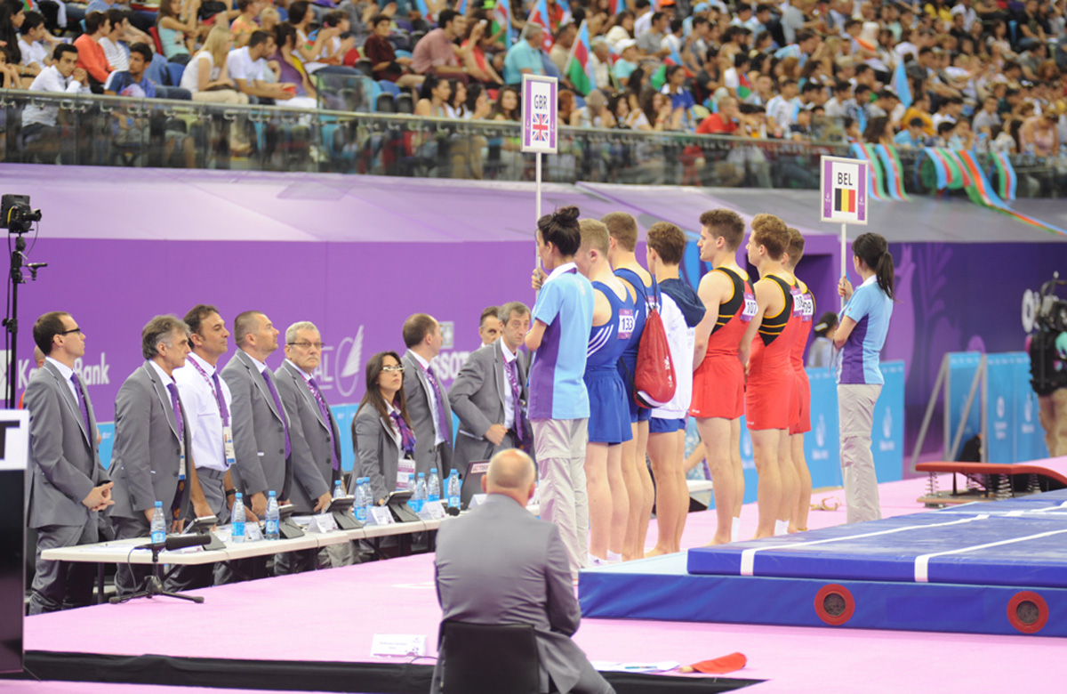 Avropa Oyunlarında idman gimnastikası yarışlarının ikinci günündə idmançılar mübarizələrini davam etdirir (ƏLAVƏ OLUNUB) (FOTO)