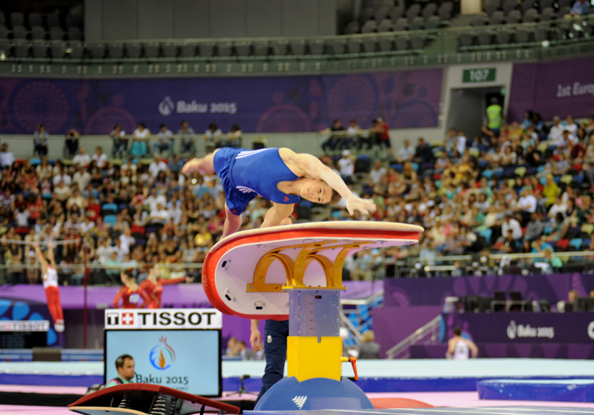 Avropa Oyunlarında idman gimnastikası yarışlarının ikinci günündə idmançılar mübarizələrini davam etdirir (ƏLAVƏ OLUNUB) (FOTO)