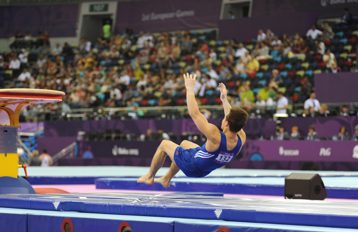 Avropa Oyunlarında idman gimnastikası yarışlarının ikinci günündə idmançılar mübarizələrini davam etdirir (ƏLAVƏ OLUNUB) (FOTO)