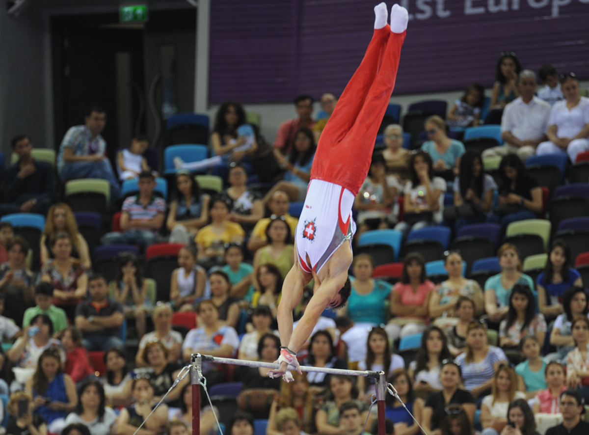 Avropa Oyunlarında idman gimnastikası yarışlarının ikinci günündə idmançılar mübarizələrini davam etdirir (ƏLAVƏ OLUNUB) (FOTO)