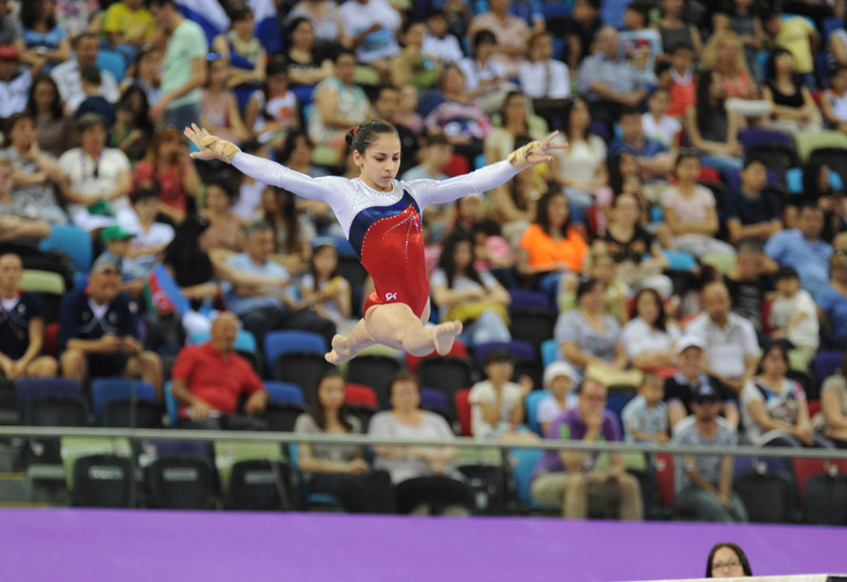 Avropa Oyunlarında idman gimnastikası yarışlarının ikinci günündə idmançılar mübarizələrini davam etdirir (ƏLAVƏ OLUNUB) (FOTO)