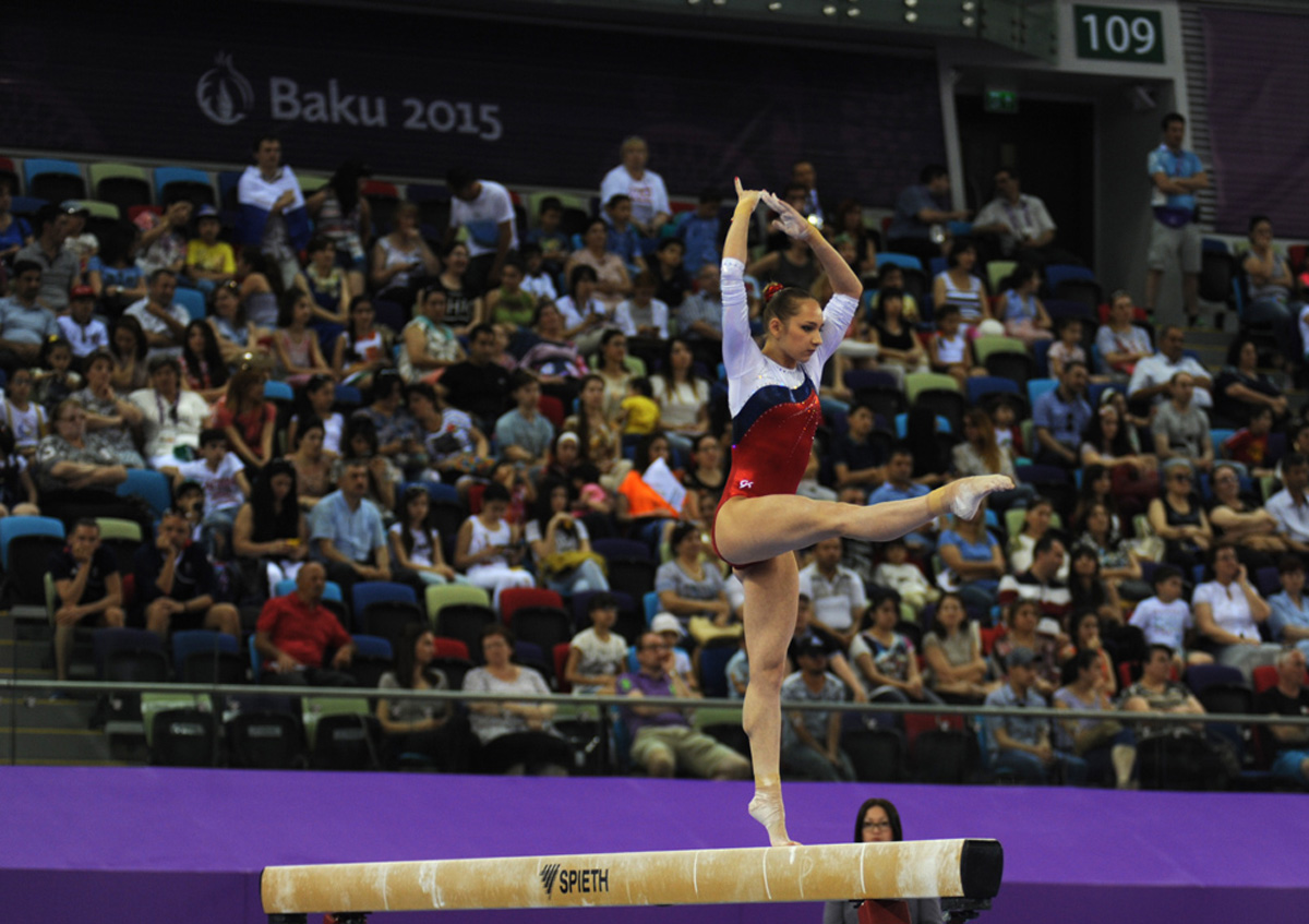 Avropa Oyunlarında idman gimnastikası yarışlarının ikinci günündə idmançılar mübarizələrini davam etdirir (ƏLAVƏ OLUNUB) (FOTO)