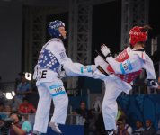 Azərbaycan taekvondoçusu yarımfinala yüksəldi (FOTO)