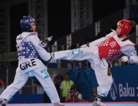 Azərbaycan taekvondoçusu yarımfinala yüksəldi (FOTO)