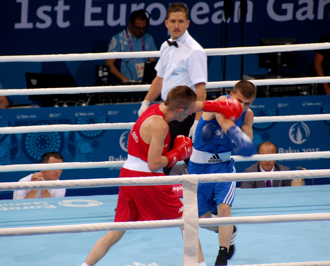 Avropa Oyunlarında boks yarışlarının ilk günü (FOTO)