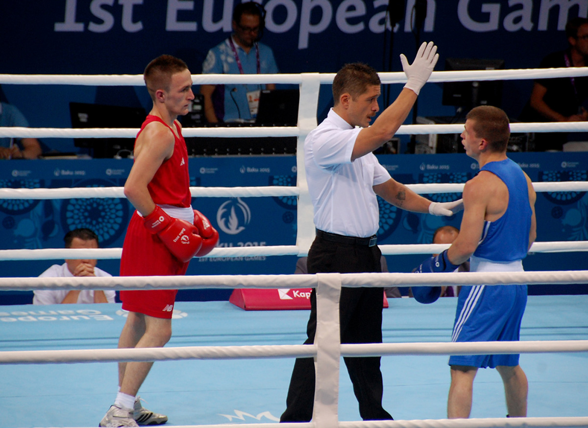 Avropa Oyunlarında boks yarışlarının ilk günü (FOTO)