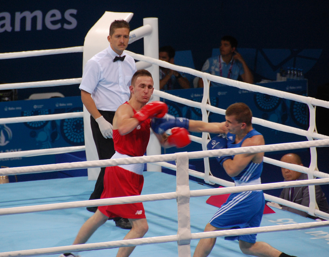 Avropa Oyunlarında boks yarışlarının ilk günü (FOTO)