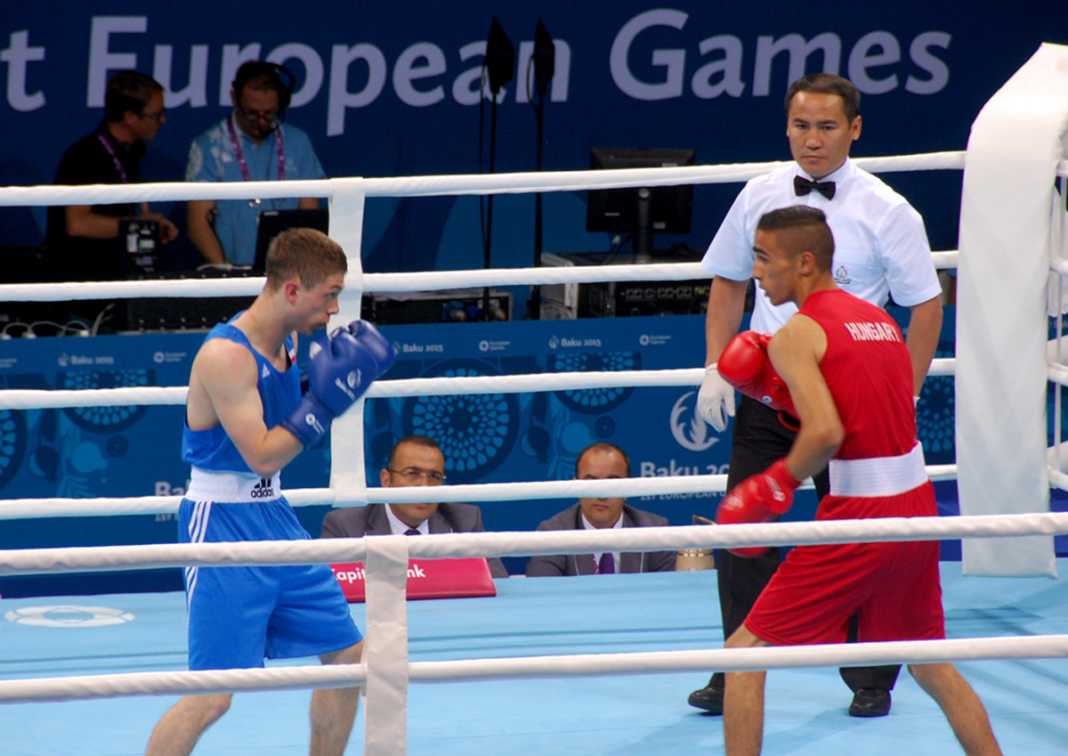 Avropa Oyunlarında boks yarışlarının ilk günü (FOTO)