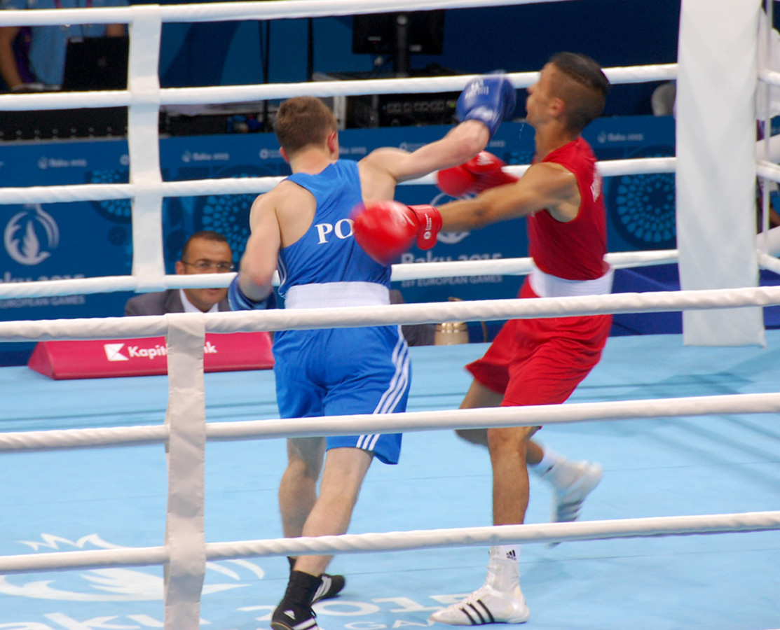 Avropa Oyunlarında boks yarışlarının ilk günü (FOTO)