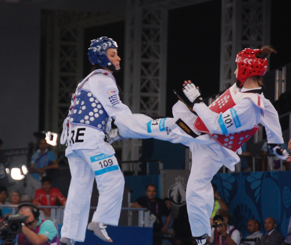 Azərbaycan taekvondoçusu yarımfinala yüksəldi (FOTO)