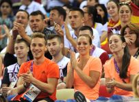 Avropa Oyunlarında aerobika gimnastikası üzrə qarışıq cütlüklərin təsnifat yarışları keçirilir (FOTO)