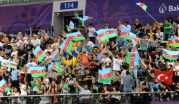 Avropa Oyunlarında aerobika gimnastikası üzrə qarışıq cütlüklərin təsnifat yarışları keçirilir (FOTO)
