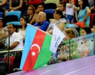 Avropa Oyunlarında aerobika gimnastikası üzrə qarışıq cütlüklərin təsnifat yarışları keçirilir (FOTO)