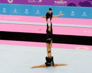 I Avropa Oyunlarında azərbaycanlı gimnastlar akrobatika yarışlarında final mərhələsinə çıxdı (FOTO)