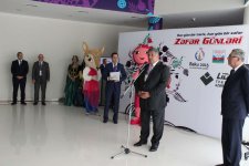 MOK-da Avropa Oyunlarının mükafatçılarının təntənəli təbriketmə mərasimi keçirilib (FOTO)