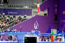 I Avropa Oyunlarında batut gimnastikası yarışları keçirilir (FOTO)