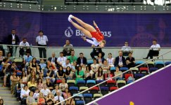 I Avropa Oyunlarında batut gimnastikası yarışları keçirilir (FOTO)