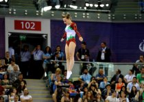 I Avropa Oyunlarında batut gimnastikası yarışları keçirilir (FOTO)