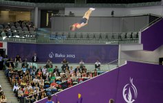 I Avropa Oyunlarında batut gimnastikası yarışları keçirilir (FOTO)