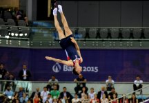 I Avropa Oyunlarında batut gimnastikası yarışları keçirilir (FOTO)