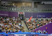 I Avropa Oyunlarında batut gimnastikası yarışları keçirilir (FOTO)